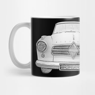 Borgward Isabella 1950s classic car Mug